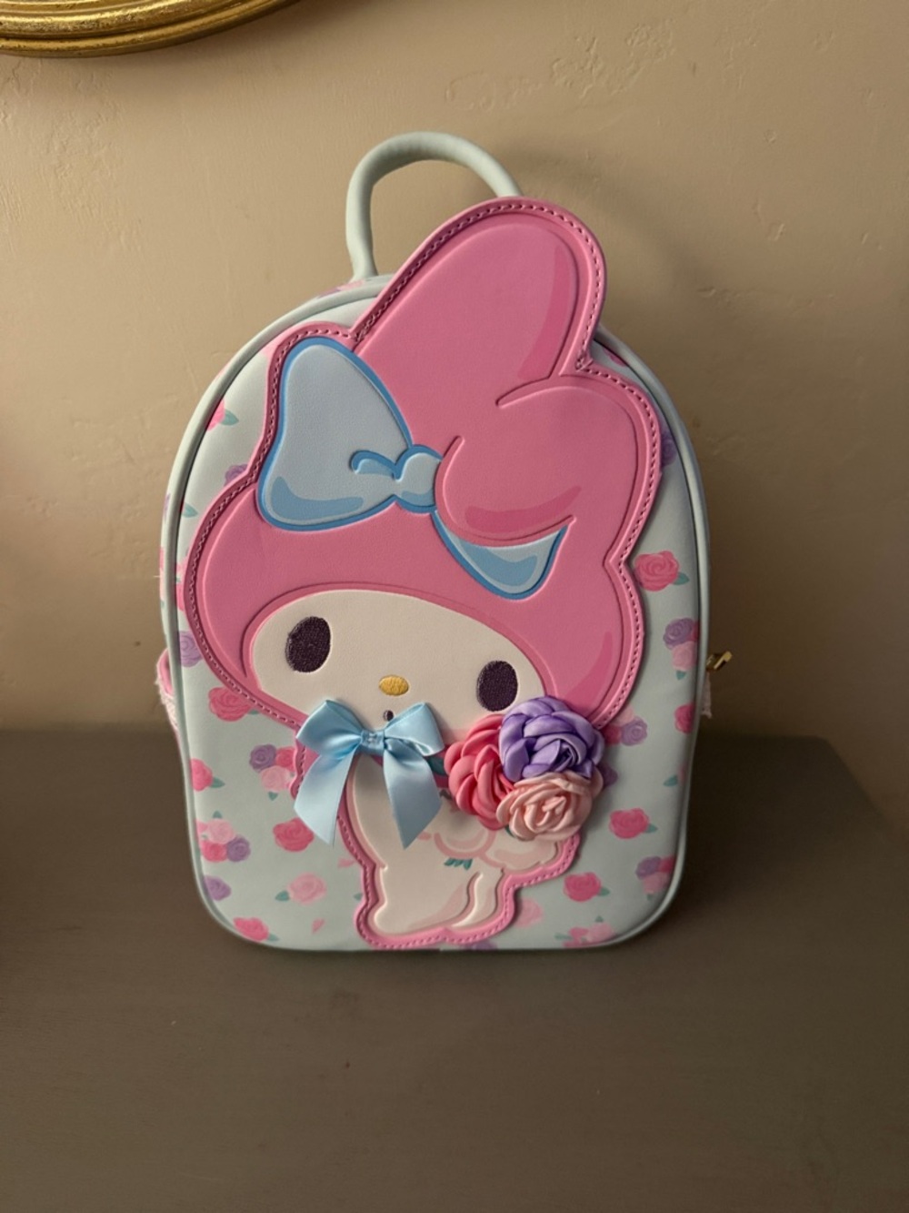 Sanrio My Melody Mini Backpack - Pink, Light Blue, White